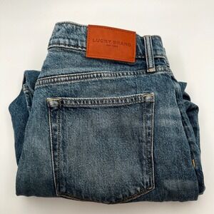 Lucky Brand Jeans Womens 14 Drew Mom High Rise Tapered Denim Casual Formal
